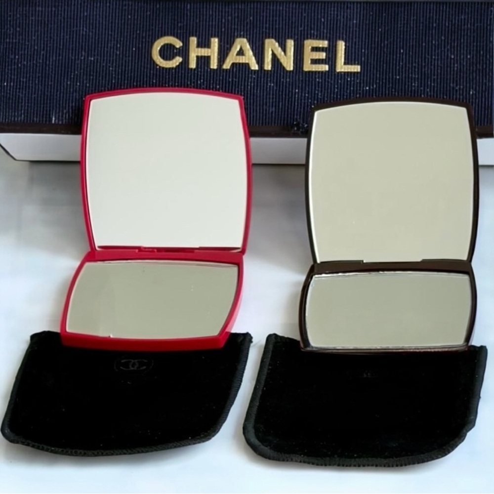 CHANEL Limited Double Facettes Mirror Compact, Nail File, Key Chain Gift Set NEW - Picture 10 of 13